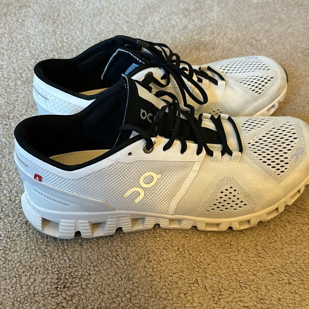 On tennis shoes! Worn rarely! Great quality and comfortable!!